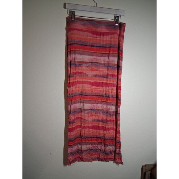 A.N.A. Maxi Skirt Y2K Summer Casual Retro Pink Size Medium - Picture 2 of 8